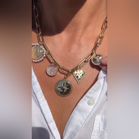 Tori Bradburry 18k Gold Filled Charm Necklace - Picture 3 of 16